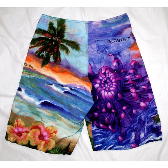 Billabong Mens Board Shorts Swim Trunks Surf Size 28 - Picture 2 of 5